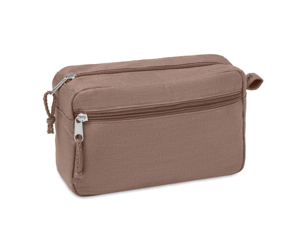 Косметичка NAIMA COSMETIC, 21x8х13 cм, конопля