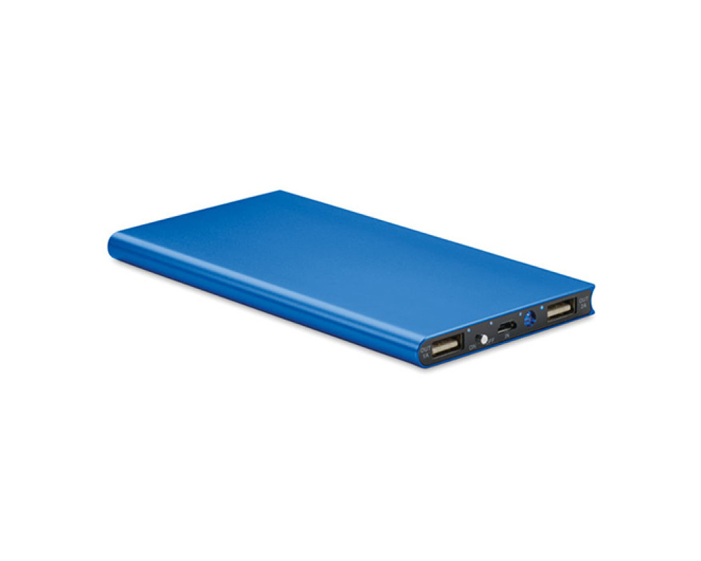 POWERFLAT8, Павербанк на 8000 mAh, метал