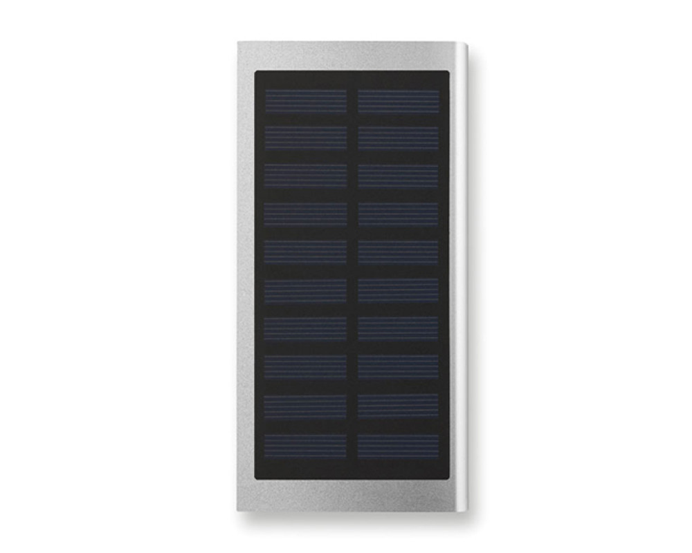 SOLAR POWERFLAT, Павербанк на сонячній батареї, 8000 mAh