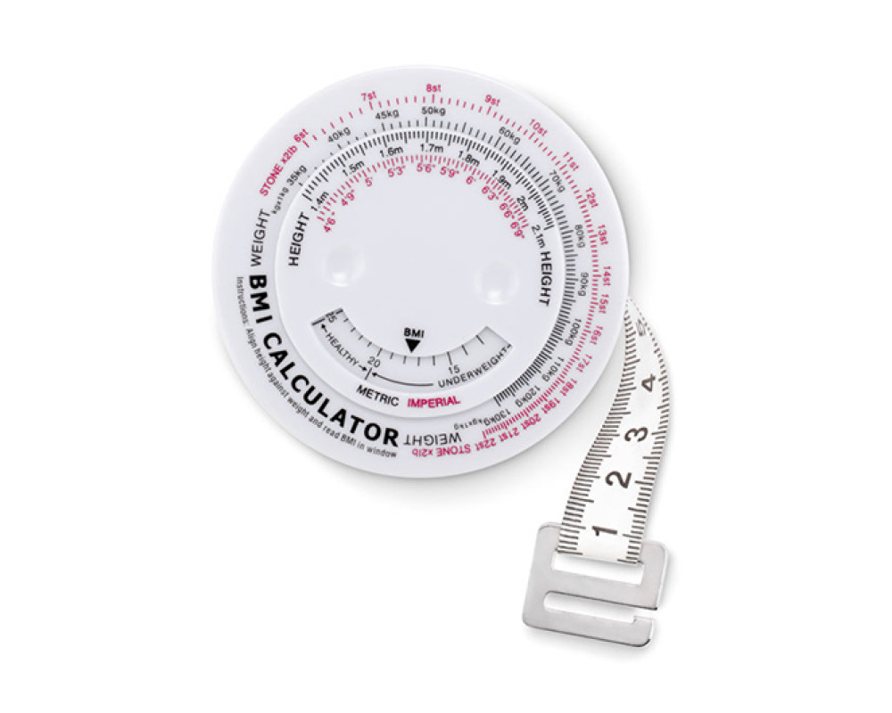 MEASURE IT, Рулетка для вимірювання ІМТ, Ø7X2 см