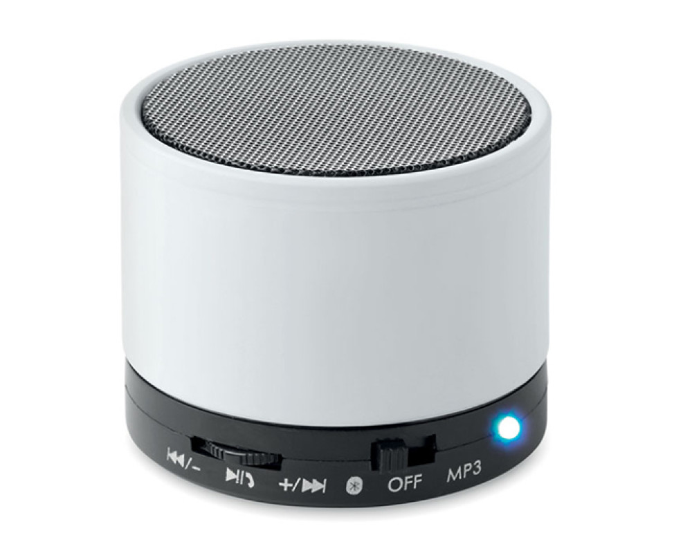 ROUND BASS, Портативна Bluetooth-колонка, Ø6x4,9 см