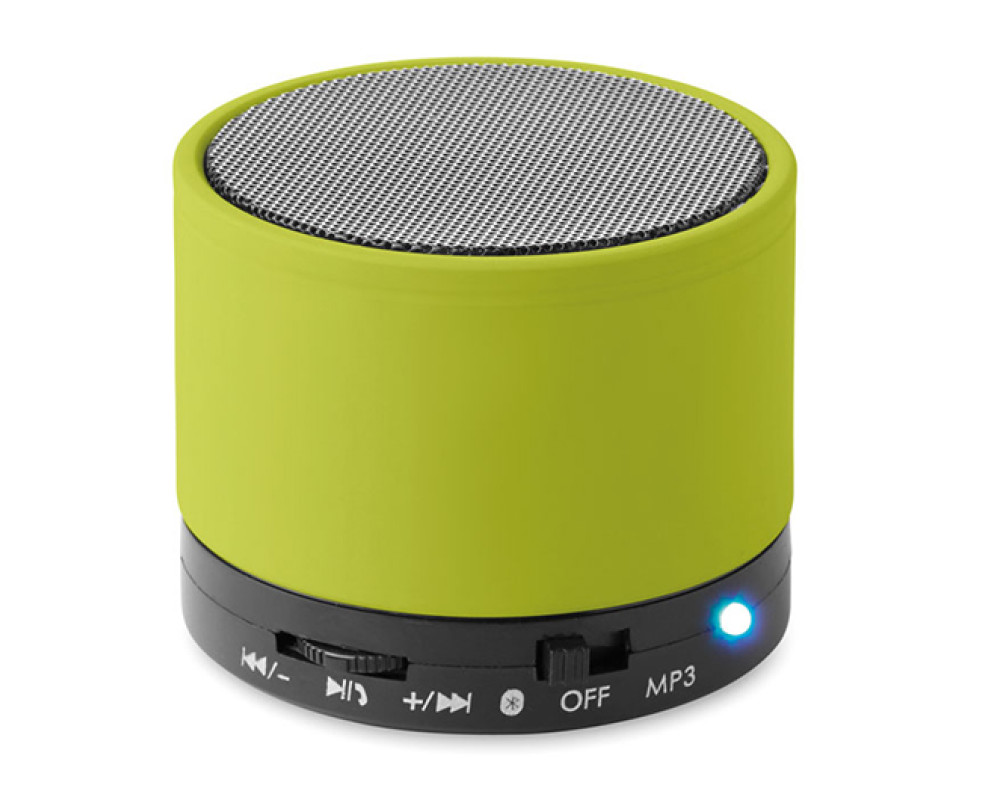 ROUND BASS, Портативна Bluetooth-колонка, Ø6x4,9 см