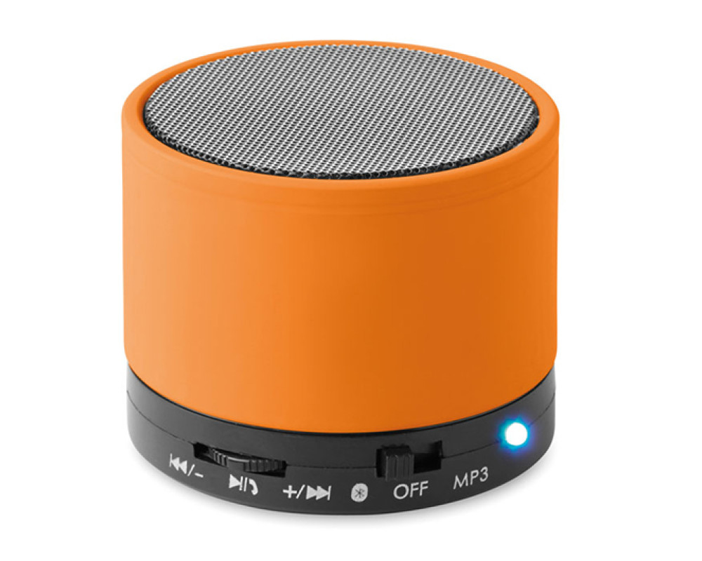 ROUND BASS, Портативна Bluetooth-колонка, Ø6x4,9 см