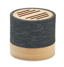 BOOL, Бездротова колонка RPET & Bamboo, Ø6,1x5,3 см