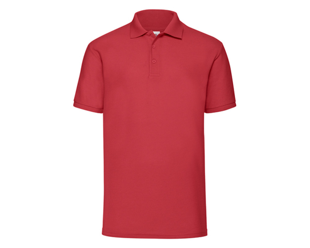 Теніска Fruit of the Loom 65/35 Polo 180g, червоний, розмір S