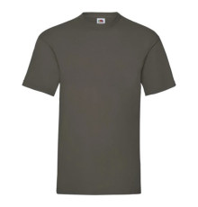 Футболка чоловіча Valueweight Fruit of the Loom 165g, коричневий, 5XL
