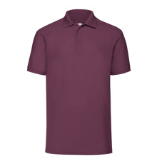 Теніска Fruit of the Loom 65/35 Polo 180g, бордовий, розмір M