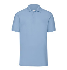 Теніска Fruit of the Loom 65/35 Polo 180g, блакитний, розмір M