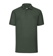 Теніска Fruit of the Loom 65/35 Polo 180g, темно-зелений, розмір M