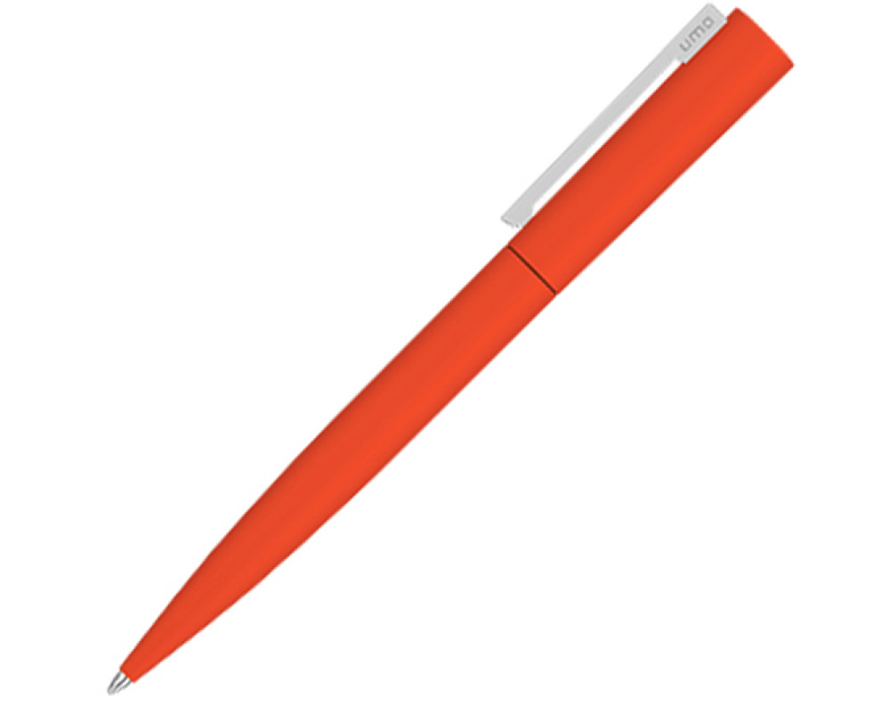 BRUSH GUM, Ручка кулькова з матовим покриттям Soft-Touch, метал