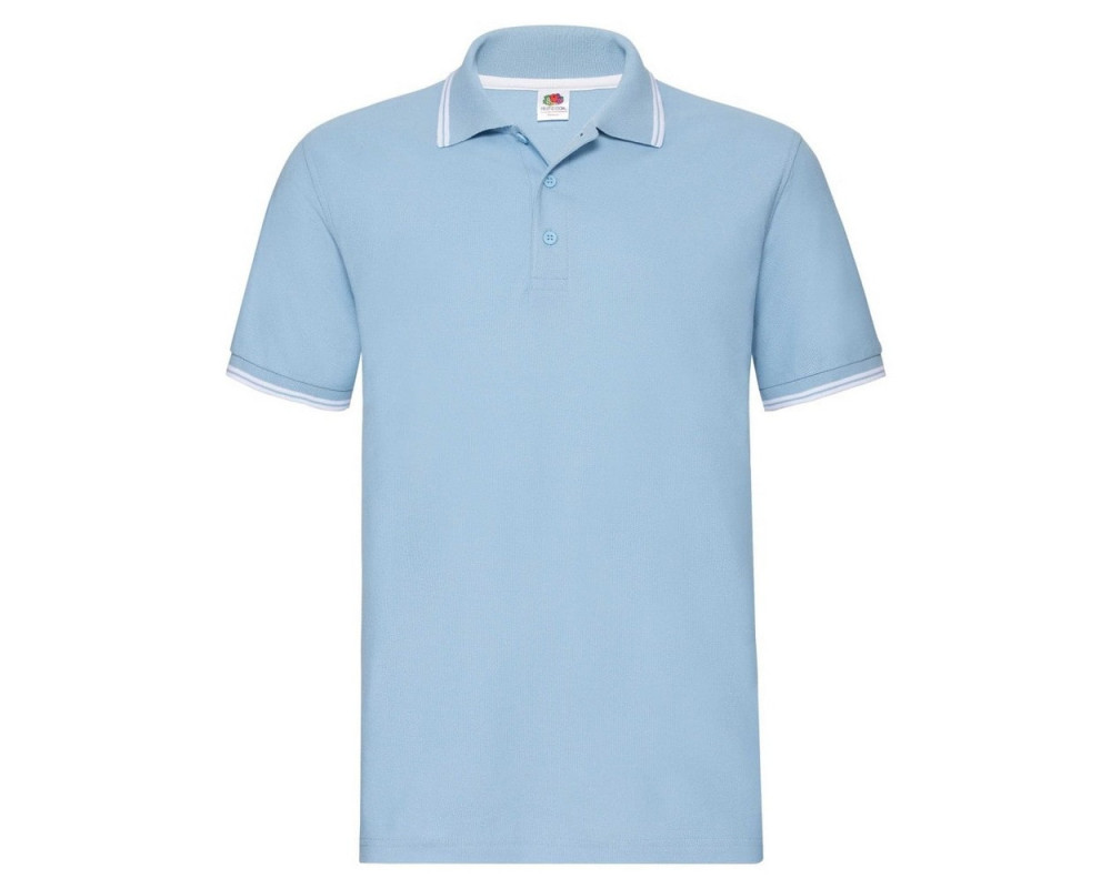 Поло 'Premium Tipped Polo' (Fruit of the Loom)