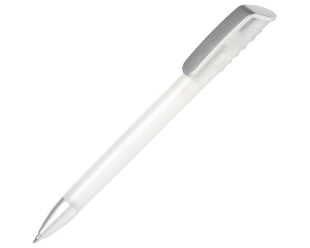 Ручка пластикова 'Top Spin Silver' (Ritter Pen) поворотна