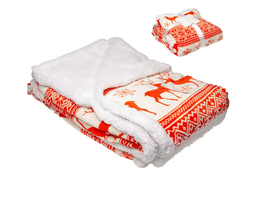 Плед двосторонній шерповий 'Cozy Winter' ТМ "Sun Line" 420 г/м²