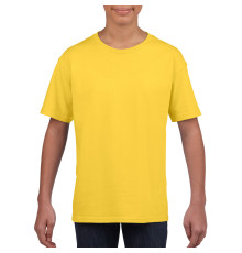 Детская футболка SoftStyle JN 153 — Желтый
