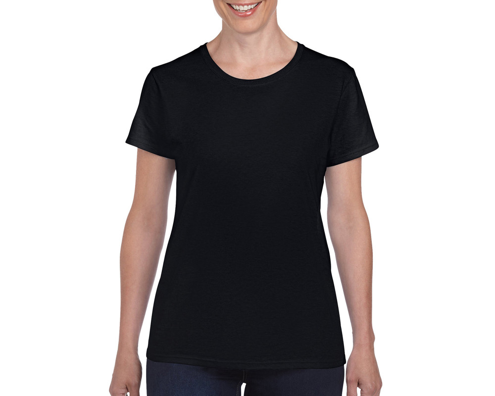 Футболка женская Heavy Cotton 180 — Черный