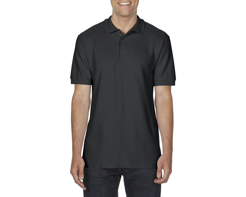 Поло Premium Cotton 223, TM Gildan — Чорний