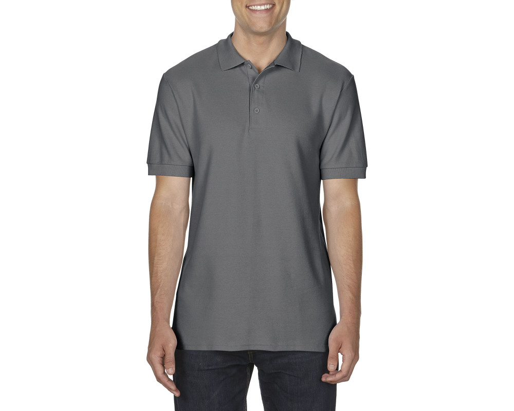 Поло Premium Cotton 223, TM Gildan — Сірий