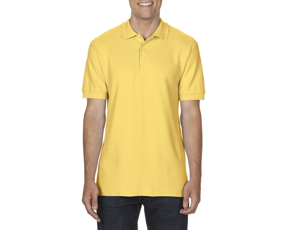 Поло Premium Cotton 223, TM Gildan — Жёлтый
