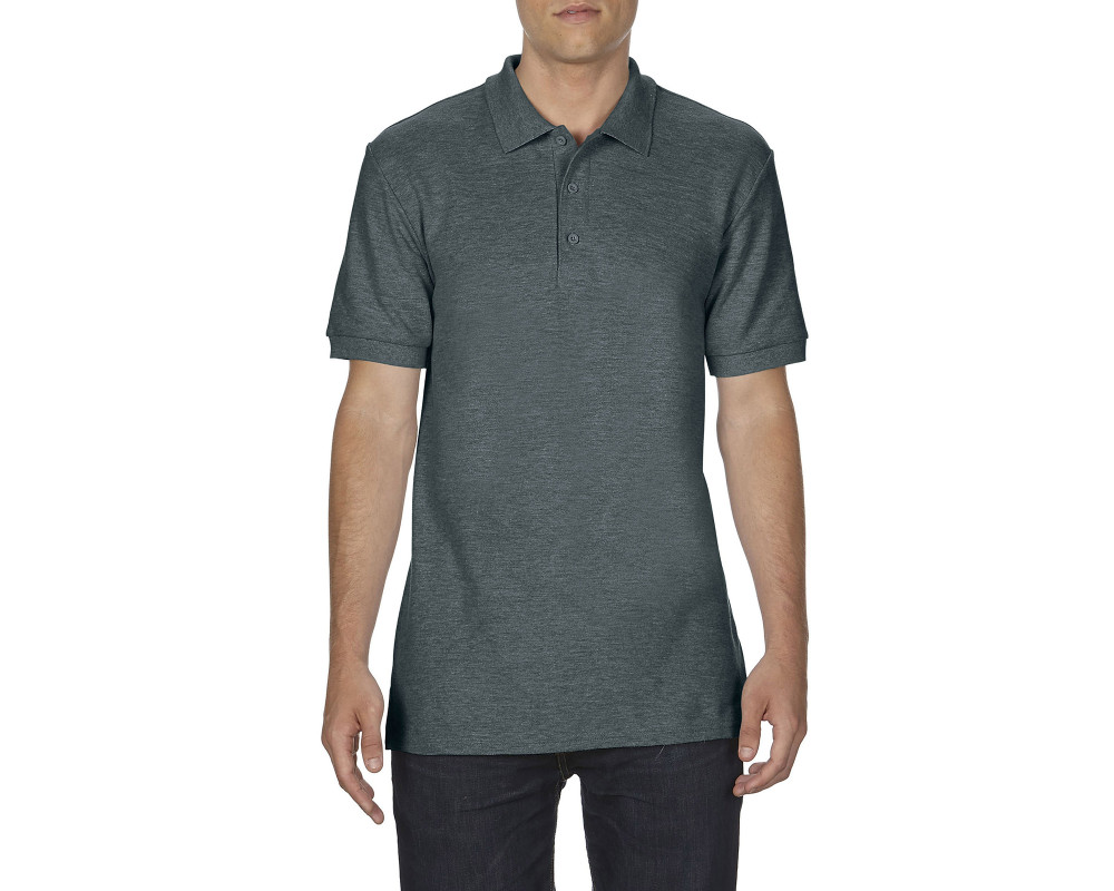 Поло Premium Cotton 223, TM Gildan — Серый