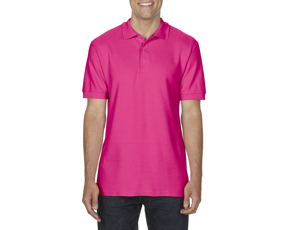 Поло Premium Cotton 223, TM Gildan — Рожевий