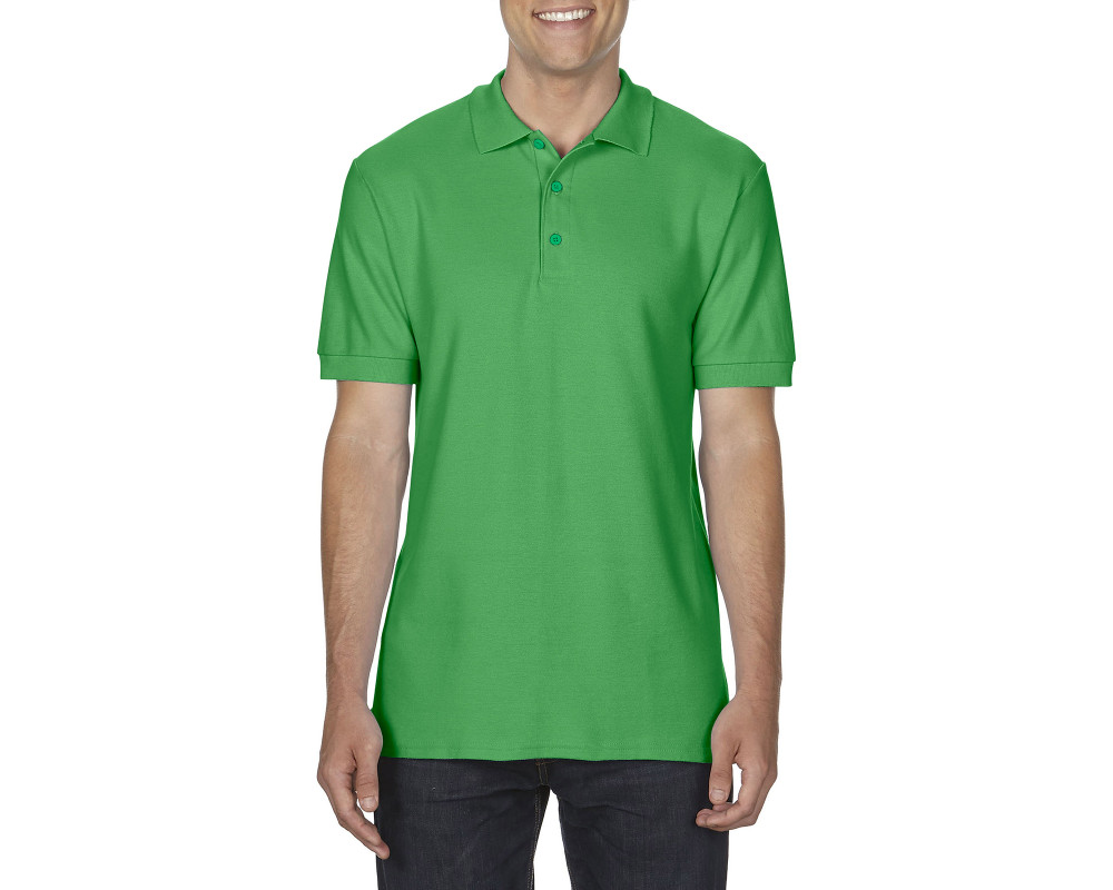 Поло Premium Cotton 223, TM Gildan — Зелёный