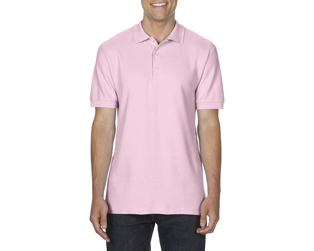 Поло Premium Cotton 223, TM Gildan — Рожевий
