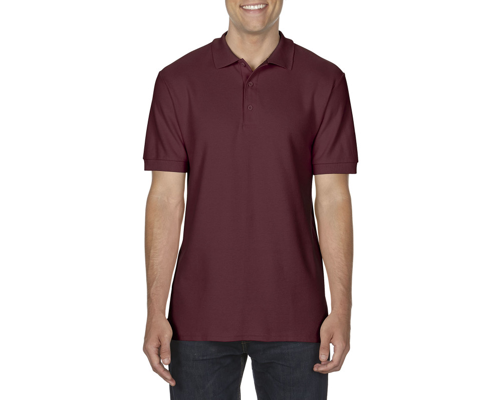 Поло Premium Cotton 223, TM Gildan — Червоний