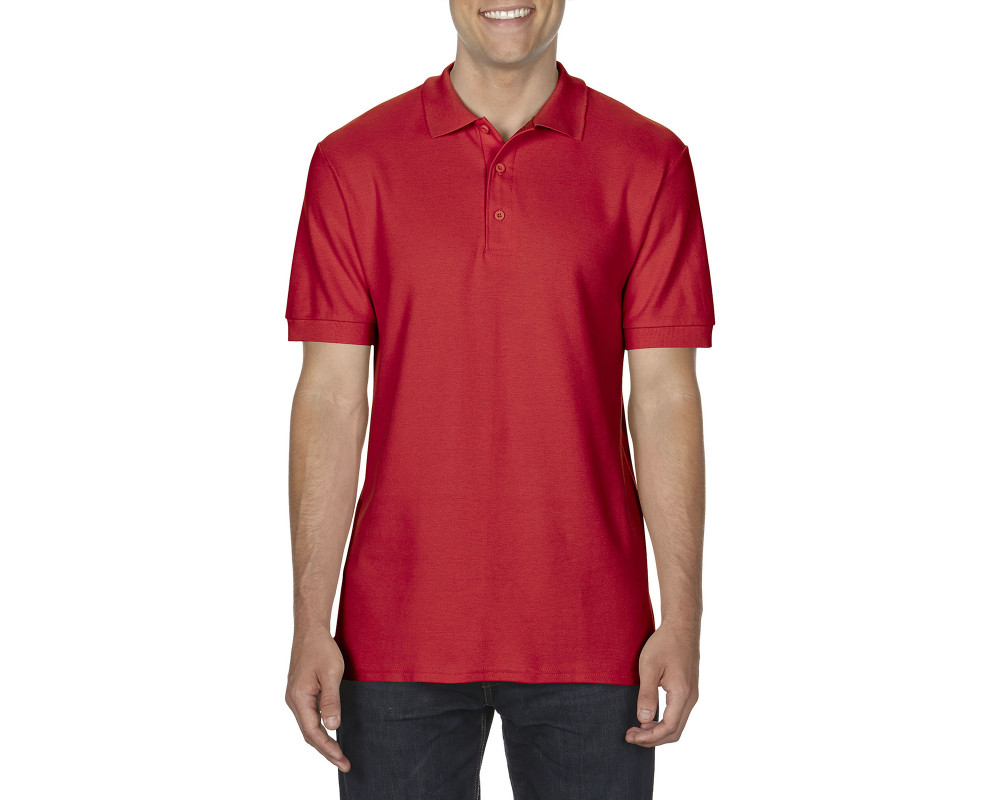 Поло Premium Cotton 223, TM Gildan — Червоний