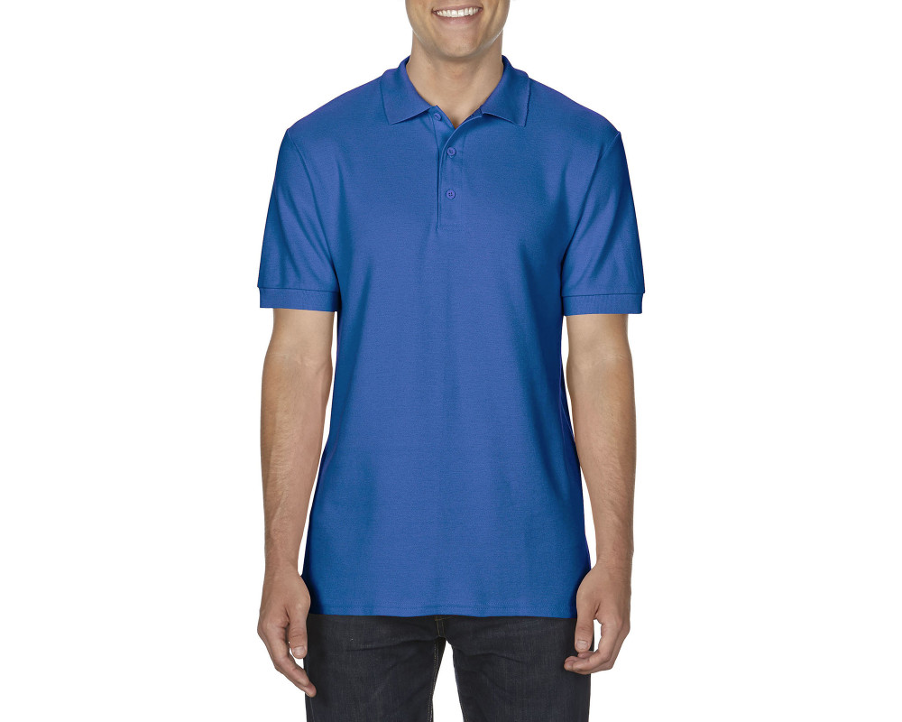 Поло Premium Cotton 223, TM Gildan — Синий