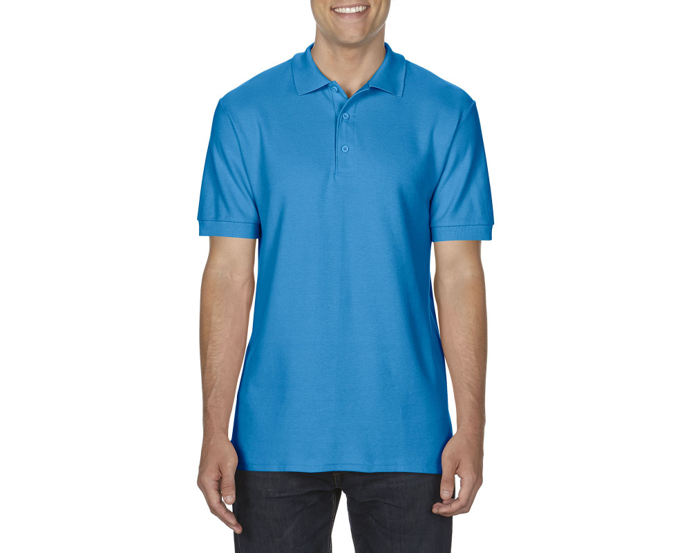 Поло Premium Cotton 223, TM Gildan — Синій