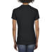 Поло женское Premium Cotton 223, TM Gildan — Черный