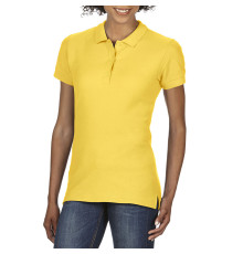 Поло женское Premium Cotton 223, TM Gildan — Желтый