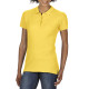 Поло женское Premium Cotton 223, TM Gildan — Желтый