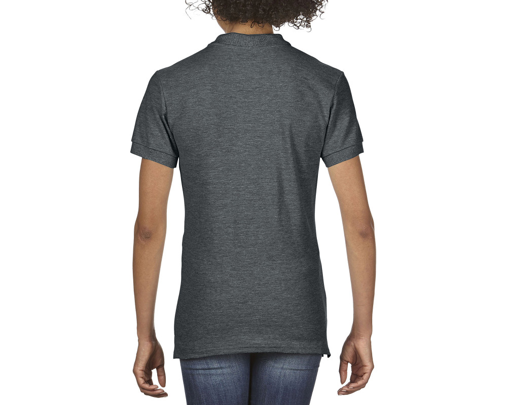 Поло женское Premium Cotton 223, TM Gildan — Серый