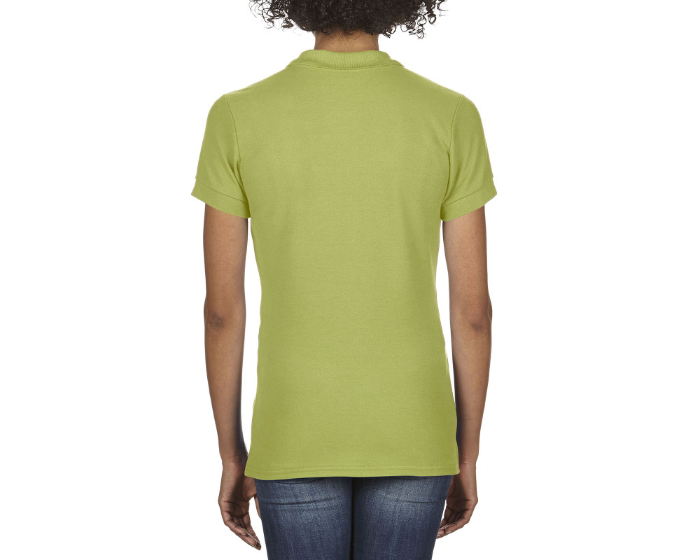 Поло женское Premium Cotton 223, TM Gildan — Зеленый