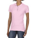 Поло женское Premium Cotton 223, TM Gildan — Розовый