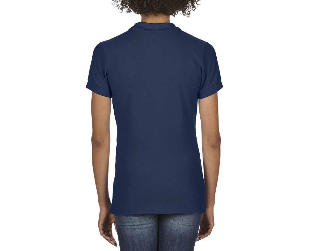 Поло женское Premium Cotton 223, TM Gildan — Синий