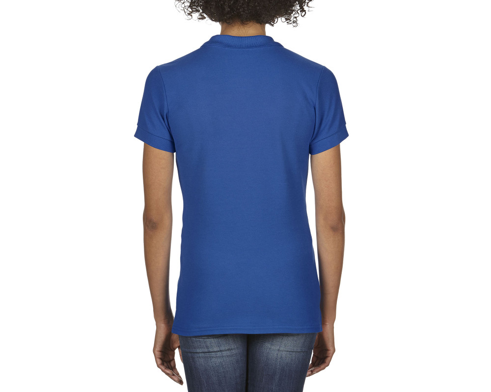 Поло женское Premium Cotton 223, TM Gildan — Синий
