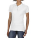 Поло женское Premium Cotton 223, TM Gildan — Белый