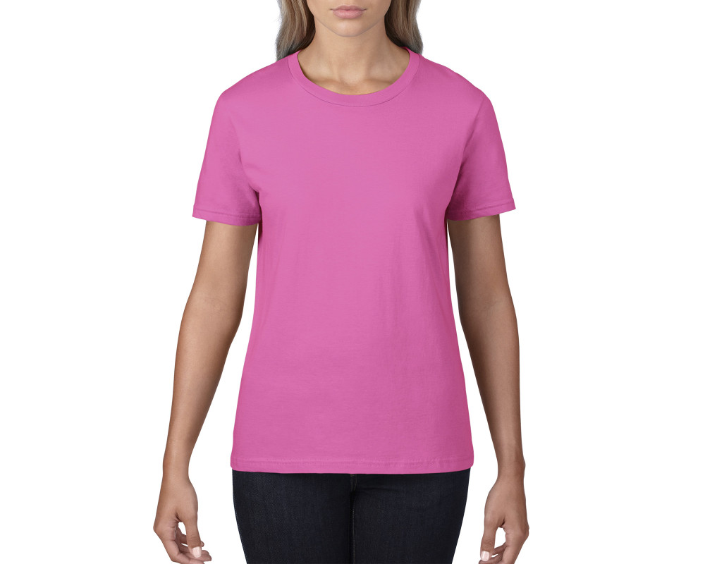 Футболка женская Premium Cotton 185 — Розовый