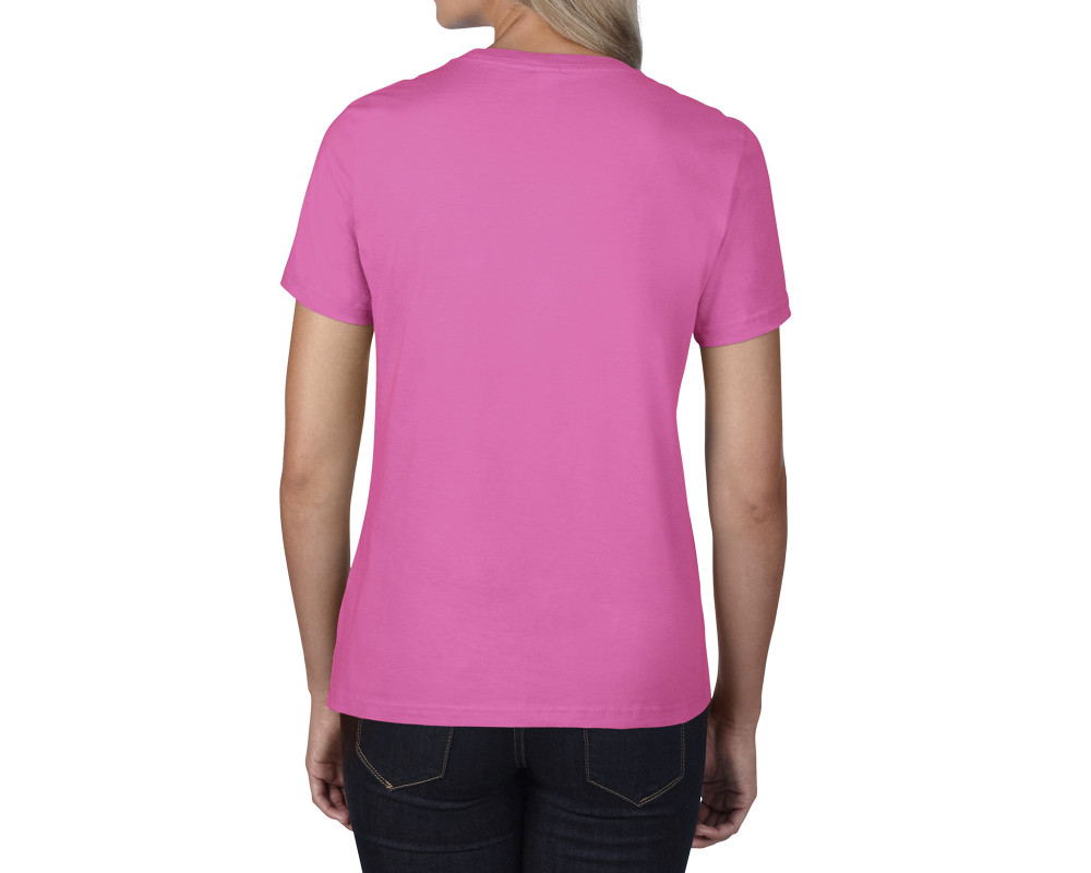 Футболка женская Premium Cotton 185 — Розовый