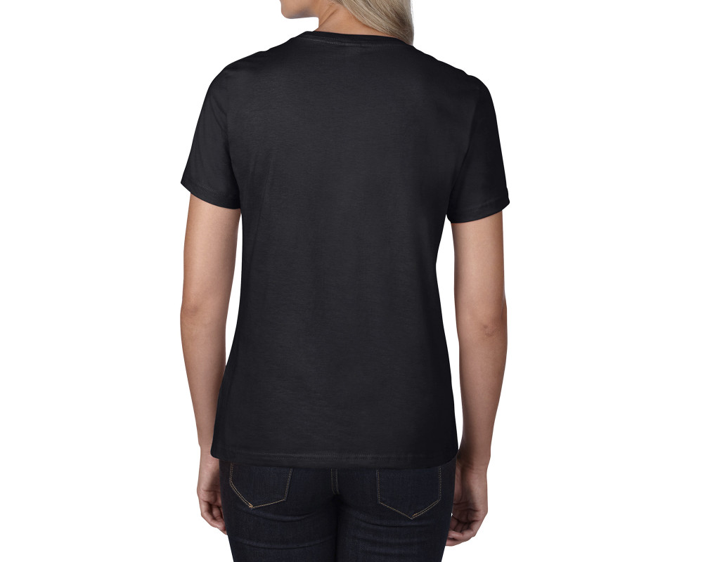 Футболка женская Premium Cotton 185 — Чёрный