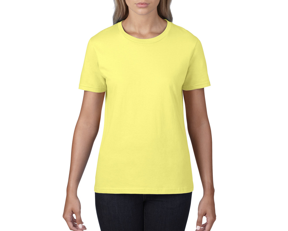 Футболка женская Premium Cotton 185 — Желтый