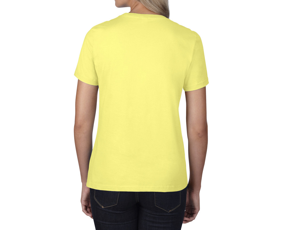Футболка женская Premium Cotton 185 — Желтый