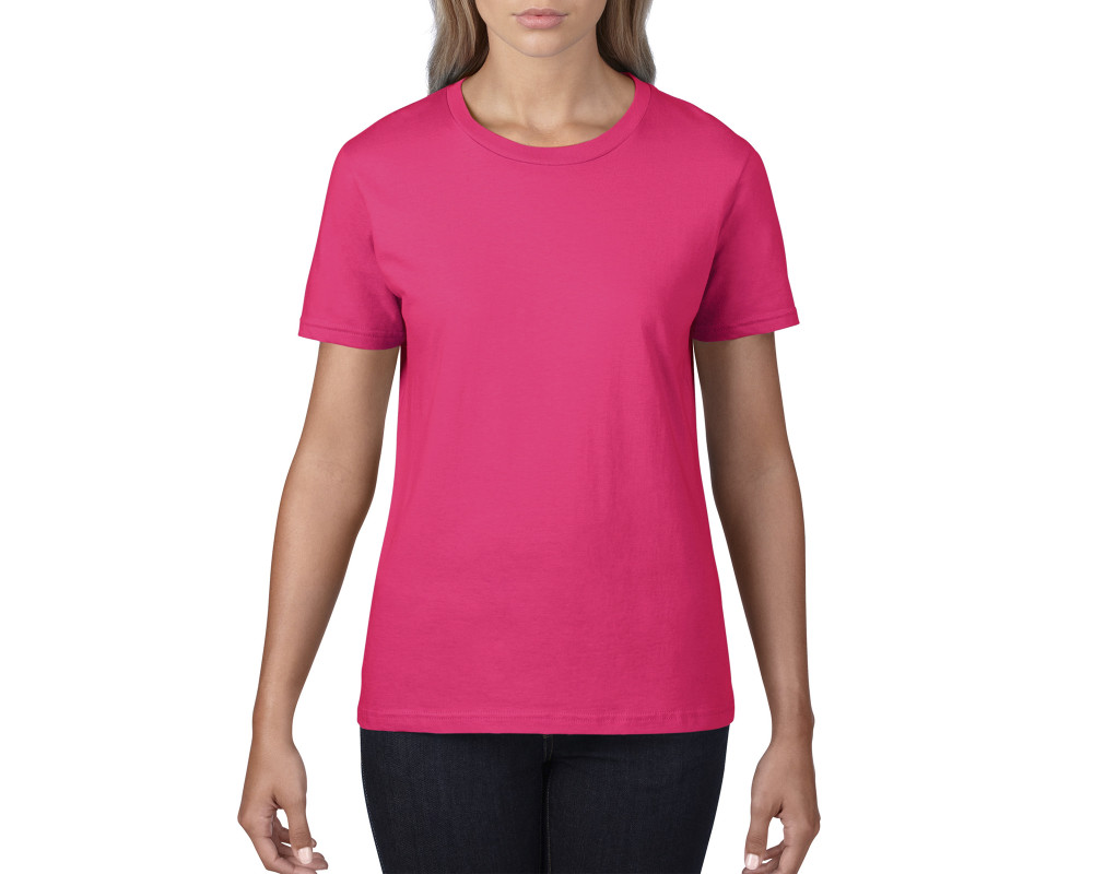 Футболка женская Premium Cotton 185 — Розовый