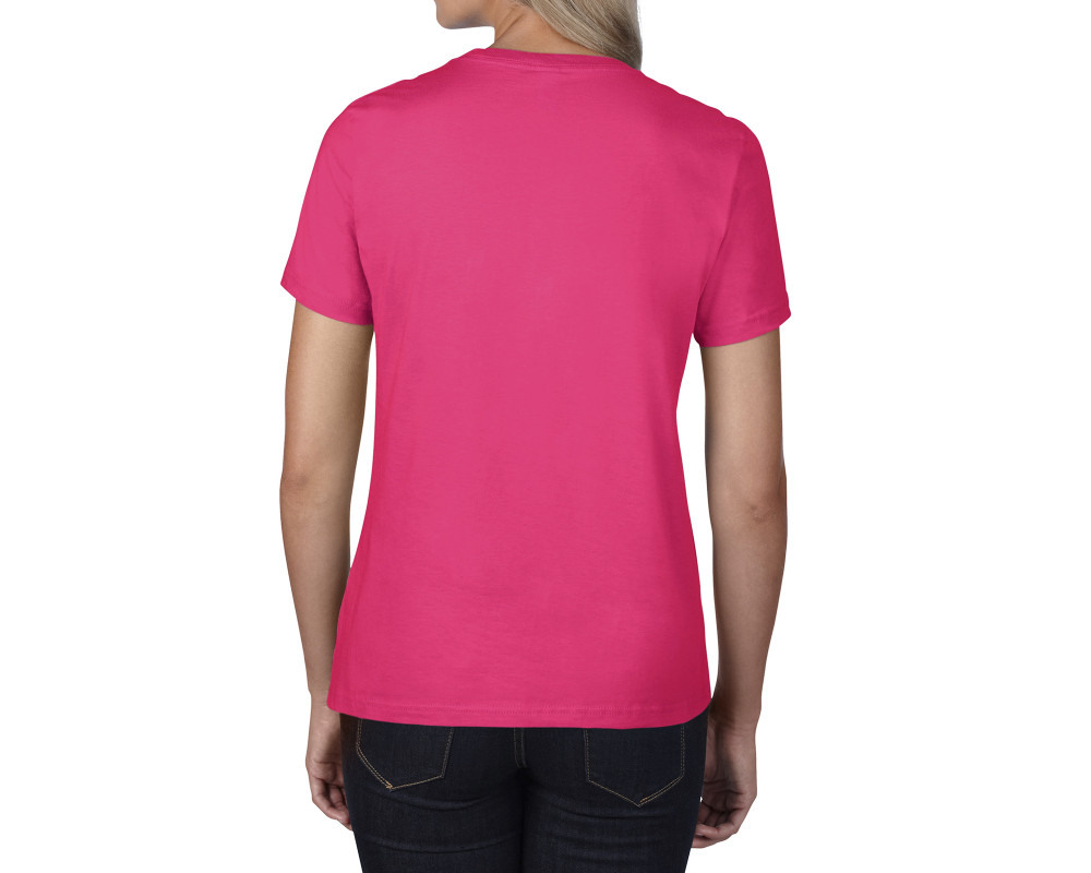 Футболка женская Premium Cotton 185 — Розовый