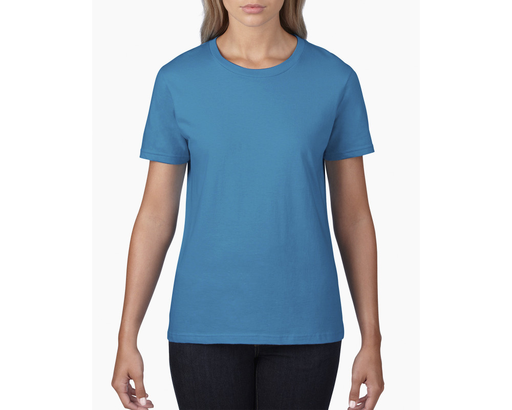 Футболка женская Premium Cotton 185 — Синий