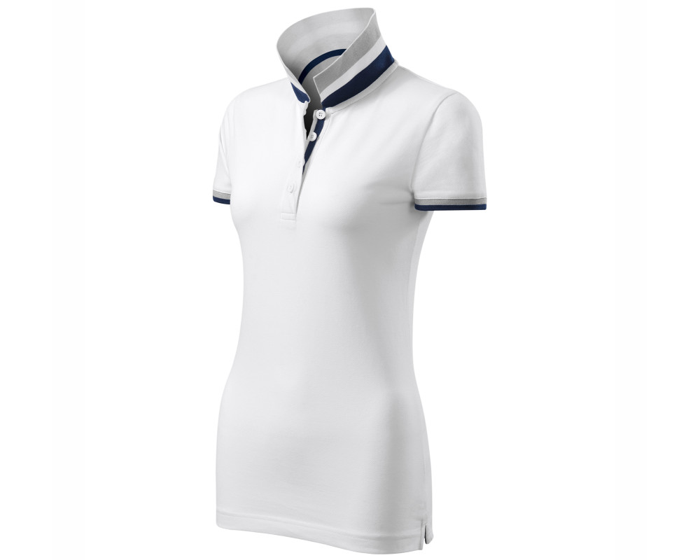 Женская футболка Collar Up 215, TM Malfini — Белый