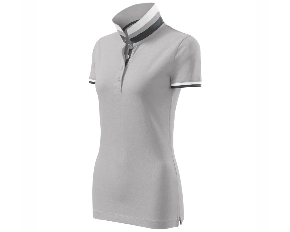Женская футболка Collar Up 215, TM Malfini — Серый