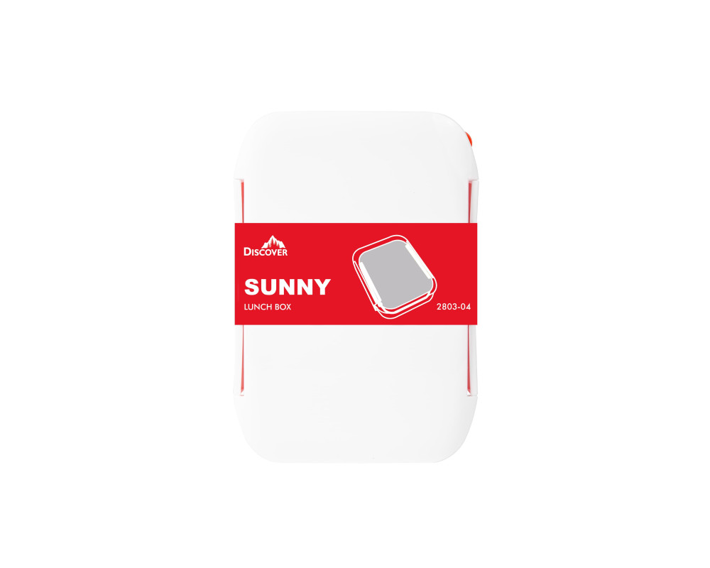 Ланч бокс Sunny, TM Discover — Красный